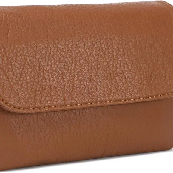 Soft Small Leather Crossbody Bags for Women RFID Blocking Travel Purses Handbags